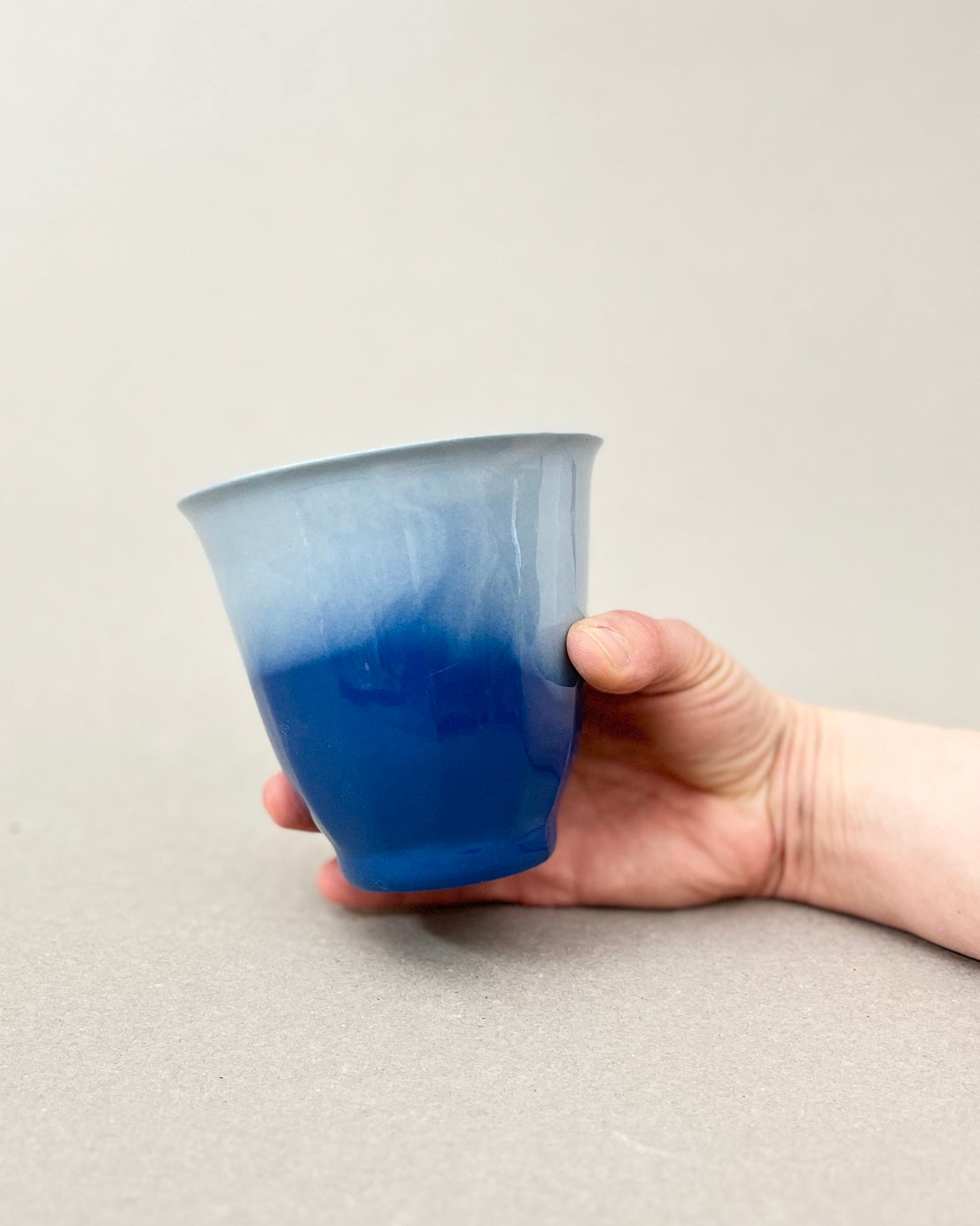 Grande tasse à thé en porcelaine - "Matins éternels" - Point du jour
