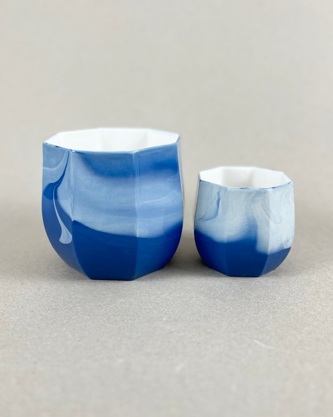 Cache-pot en porcelaine grande taille - Point du jour
