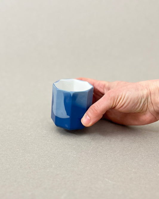 Tasse Expresso en porcelaine faite à la main - "La Part du Voyageur" - Point du jour