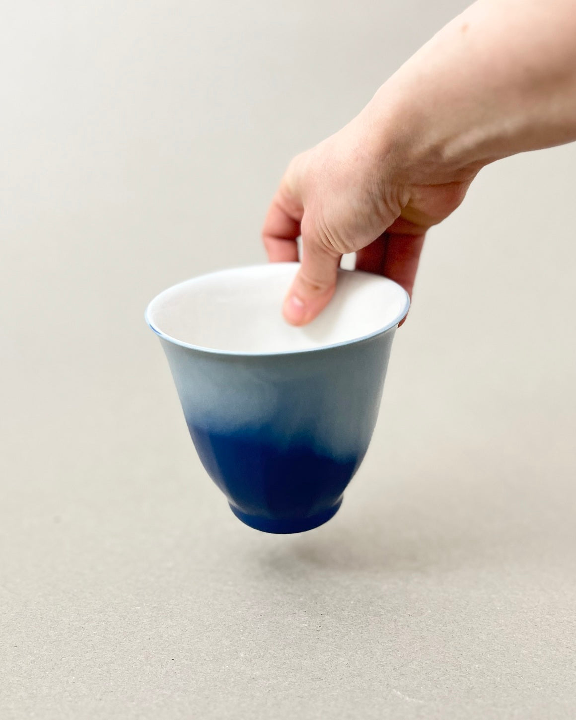 Grande tasse à thé en porcelaine - "Matins éternels" - Point du jour