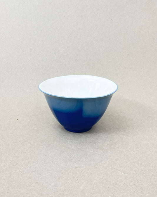 Bol à café au lait en porcelaine - "Matins éternels" - Point du jour