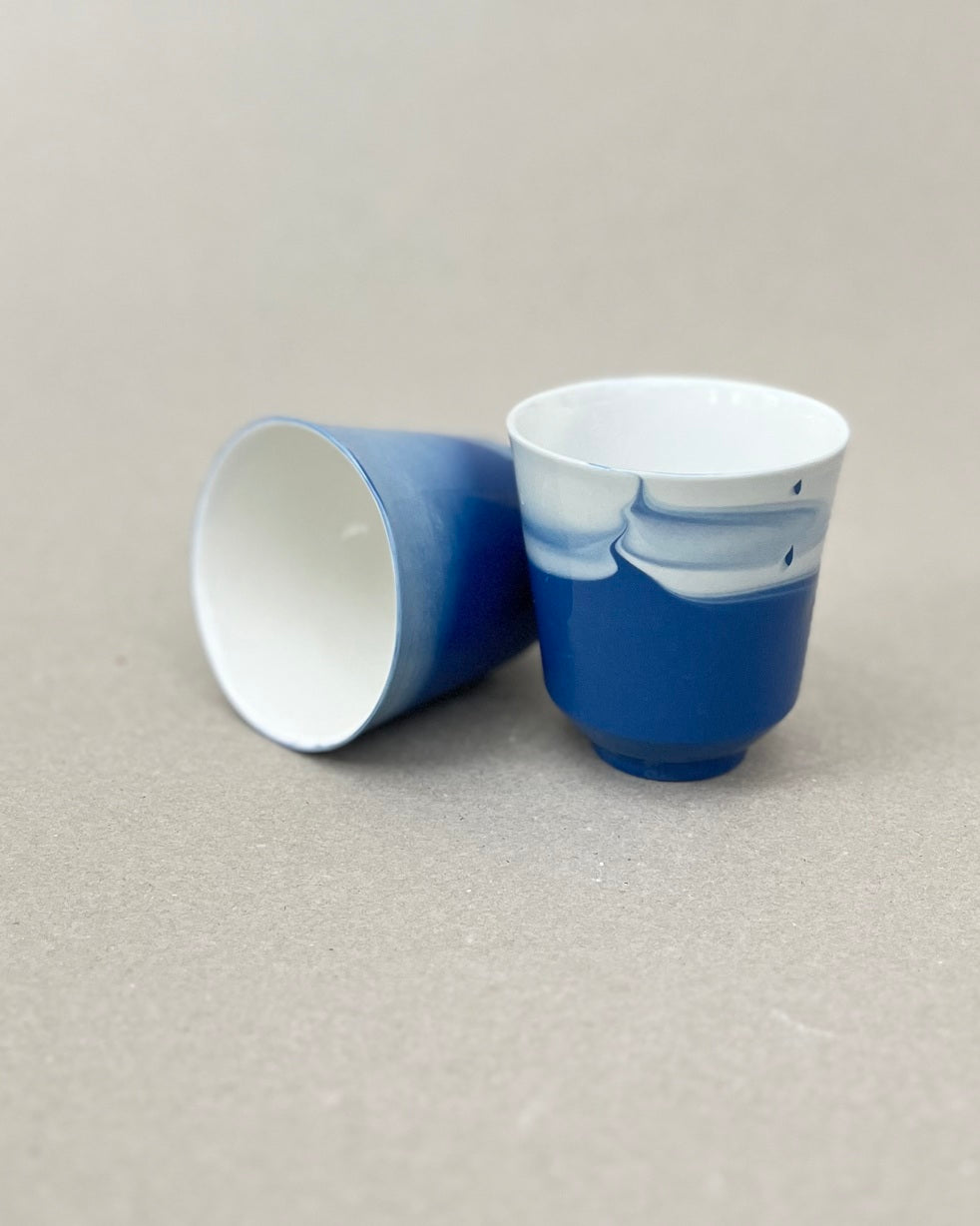 Tasse en porcelaine fait à la main - "Doux breuvage" - Point du jour