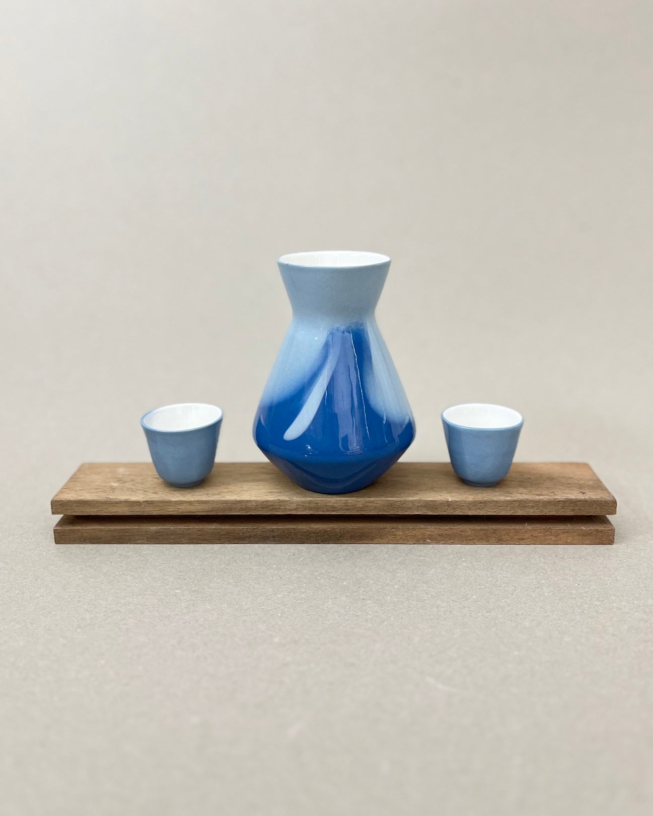 Set carafe à saké, « Doux breuvage » et ses deux verres