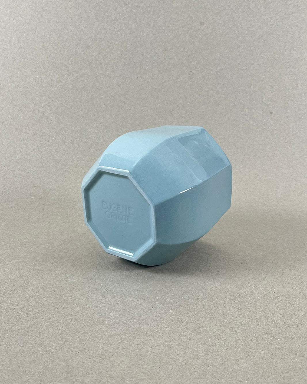 Cache-pot en porcelaine grande taille - "Ino" - Vert de gris