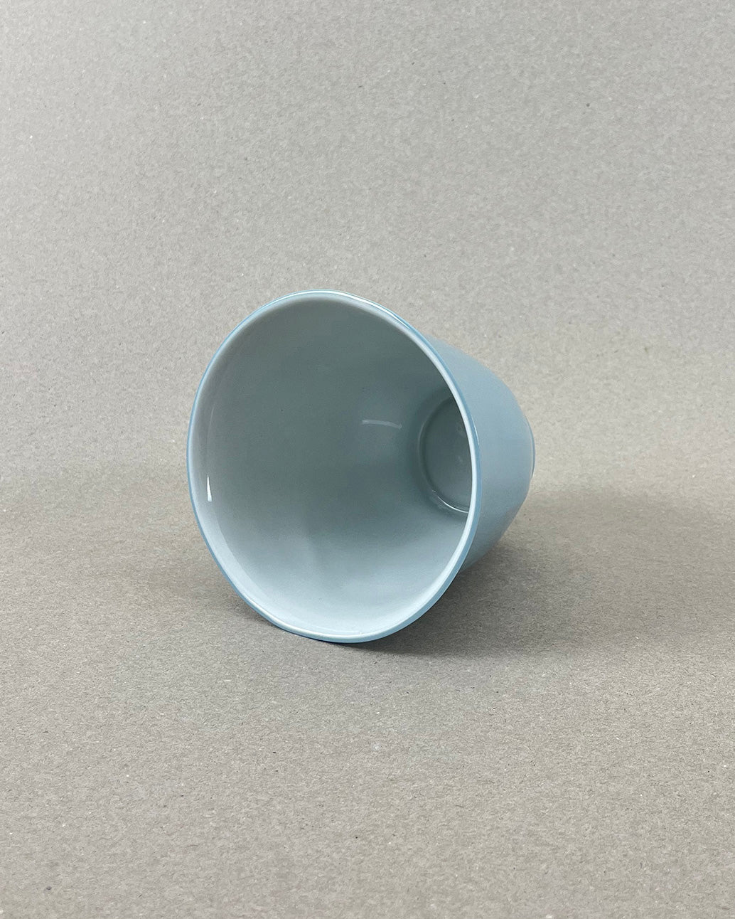 Grande tasse à thé en porcelaine - "Matins éternels" - Vert de gris