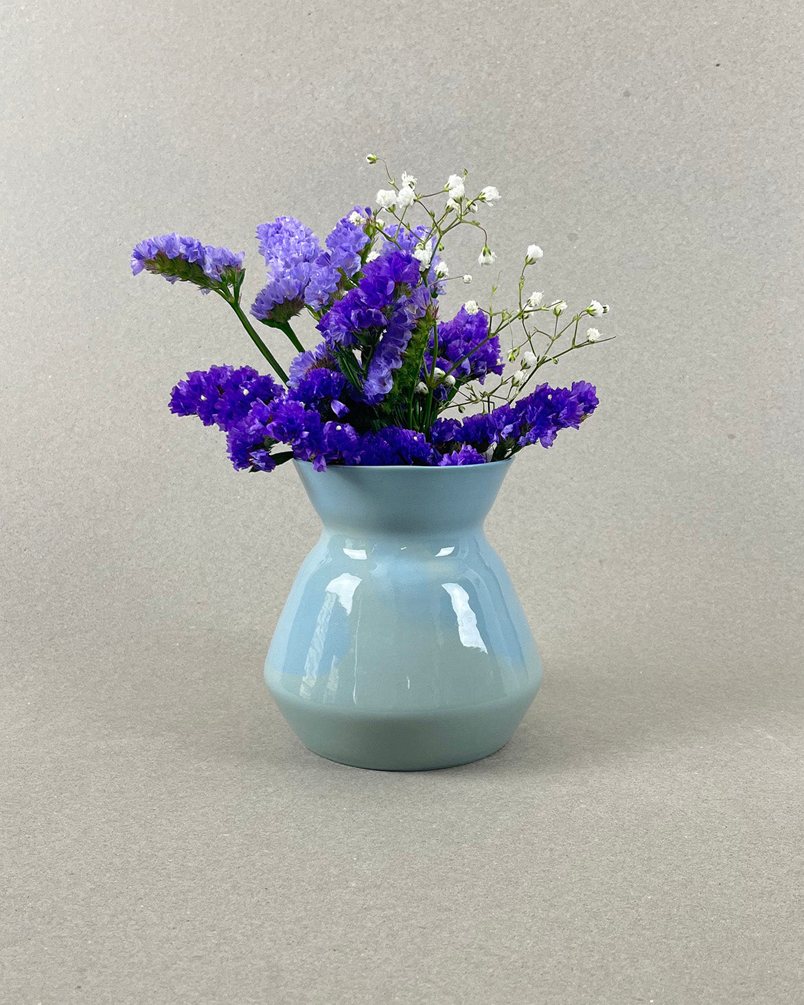 Vase en porcelaine - "Doux breuvage" - Vert de gris
