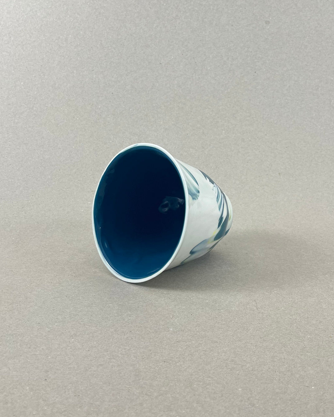 Grande tasse à thé en porcelaine - "Matins éternels" - Fontainebleau