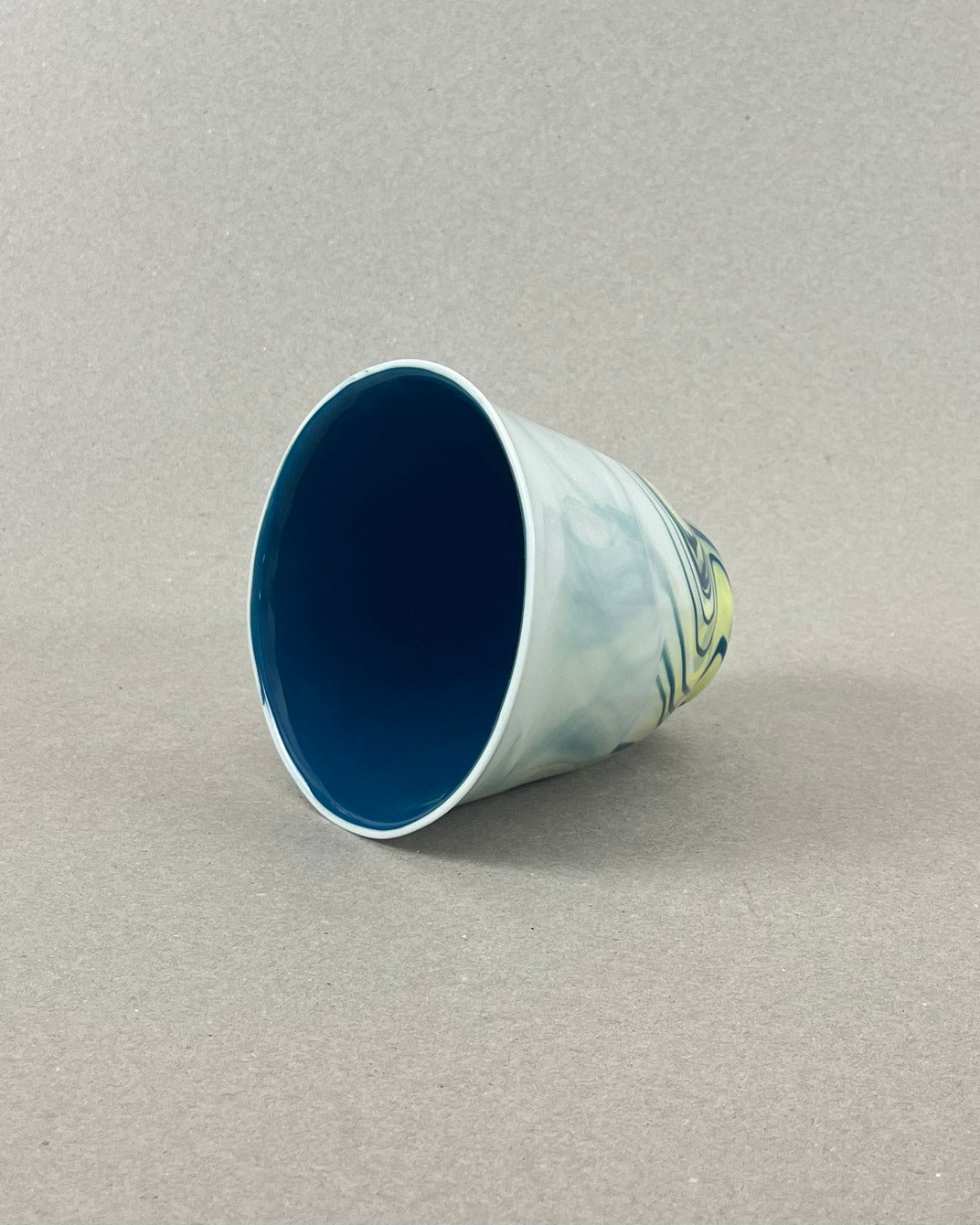 Grande tasse à thé en porcelaine - "Matins éternels" - Fontainebleau