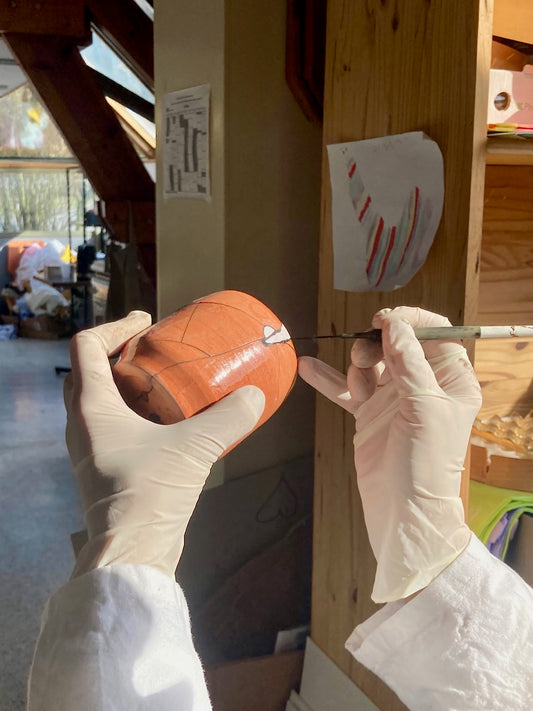 Stage de kintsugi « Bengara urushi »