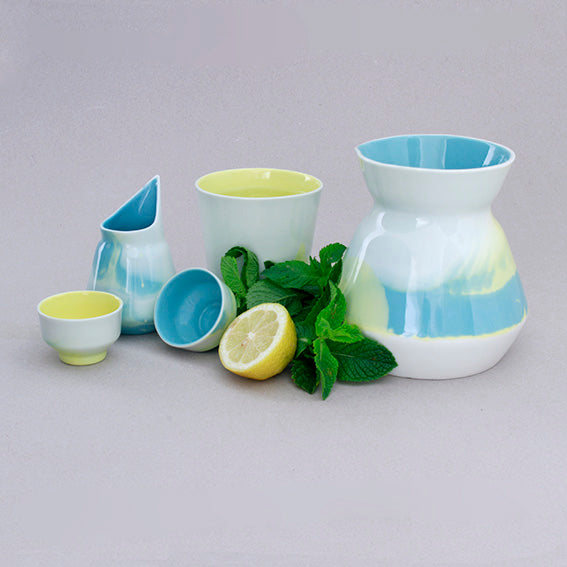 Pots à épices en porcelaine faits à la main