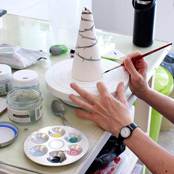Décor sur dégourdi de porcelaine (2h30)