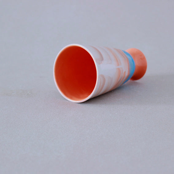 Mazagran en porcelaine fait à la main