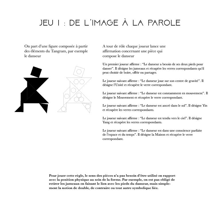 Plateau de verres à liqueur en porcelaine et chêne massif, jeu de société fait à la main - "Au nom du soir"