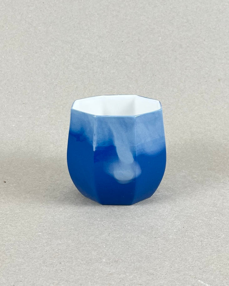Cache-pot en porcelaine, petite taille - "Ino" - point du jour