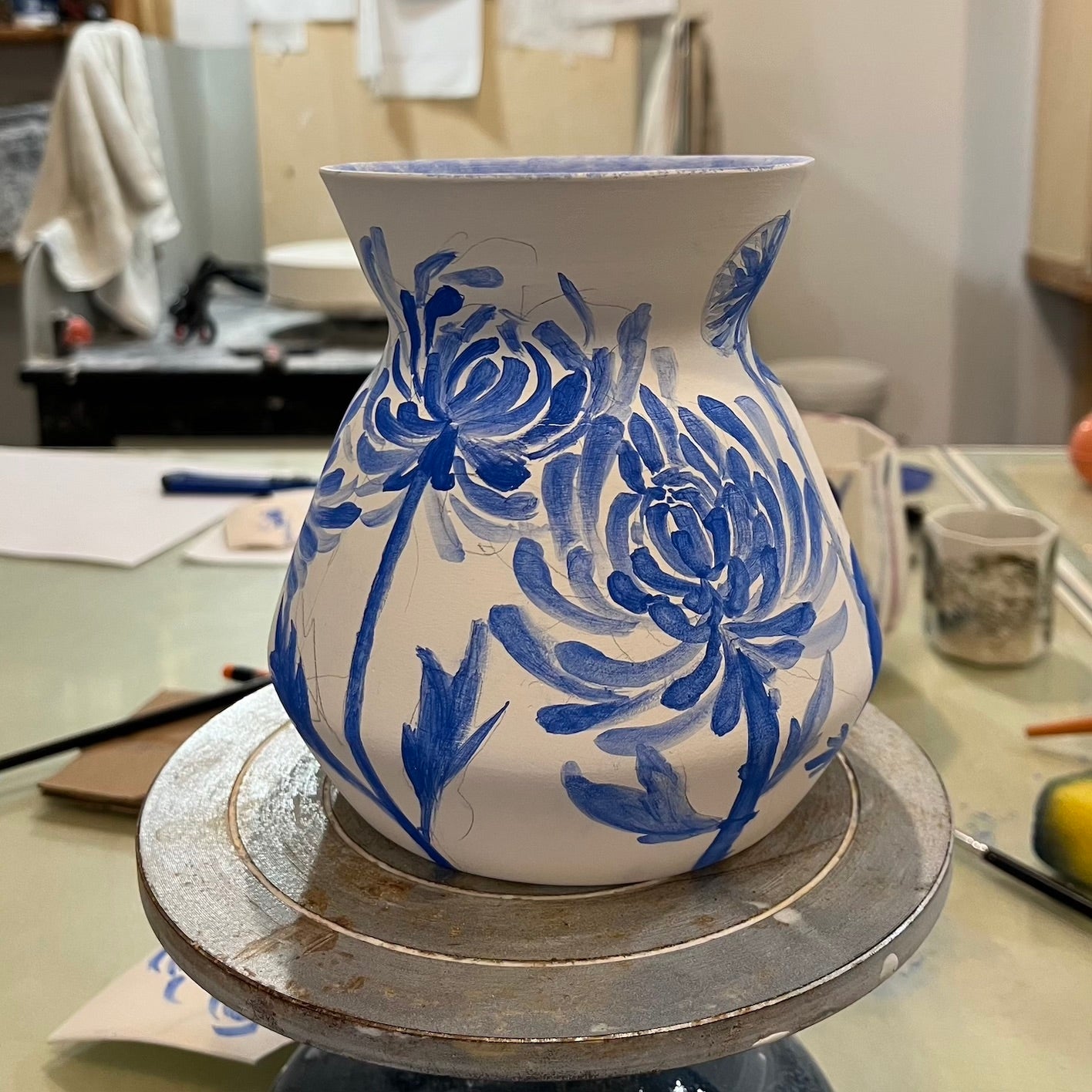 Peinture sur dégourdi de porcelaine (2h)