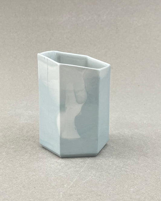 Pot à brosse-à-dent en porcelaine - "Histoire d'eau" - Tadoussac
