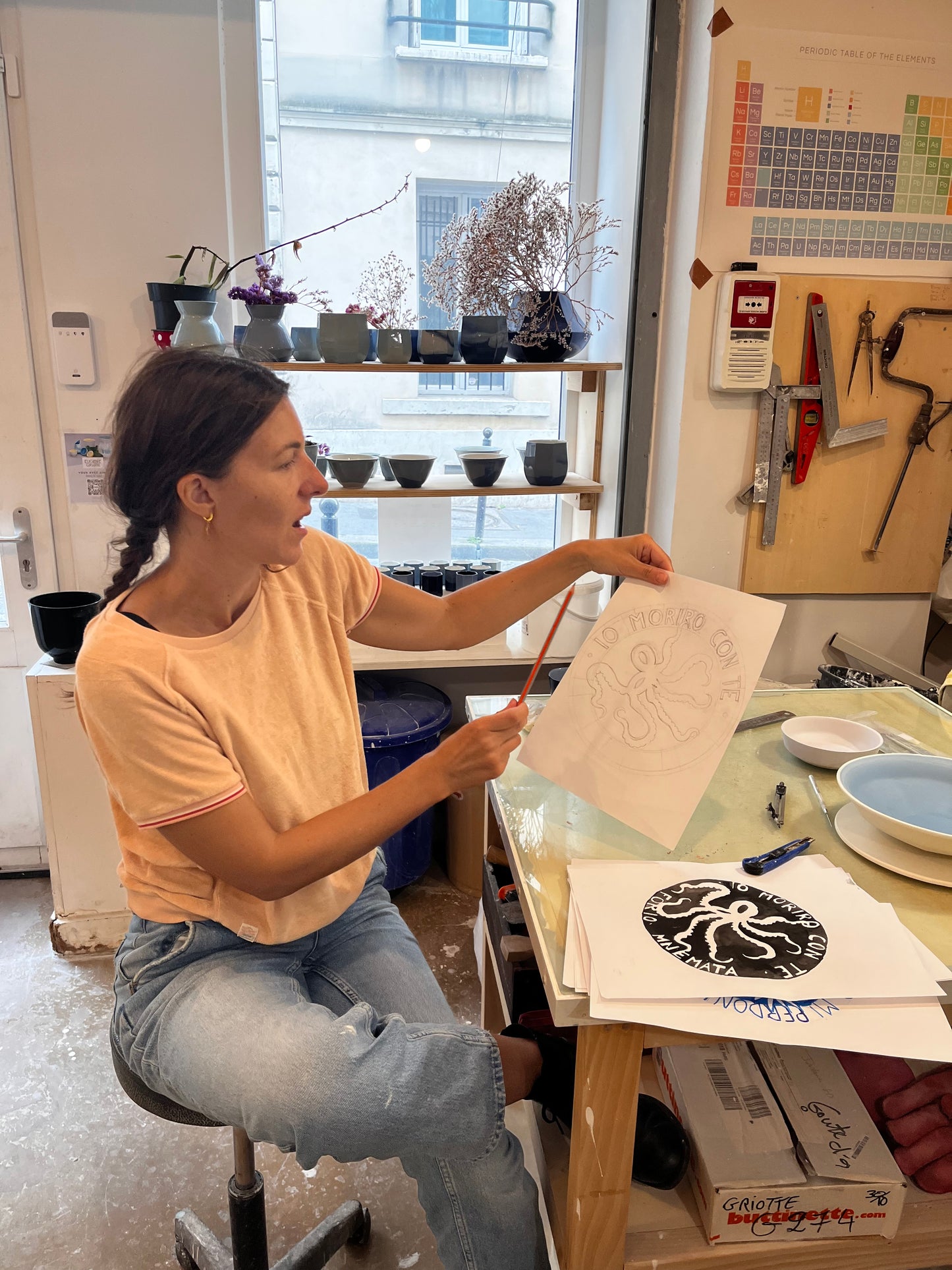 Atelier sgraffito - décorez votre coupelle en porcelaine (1h45)