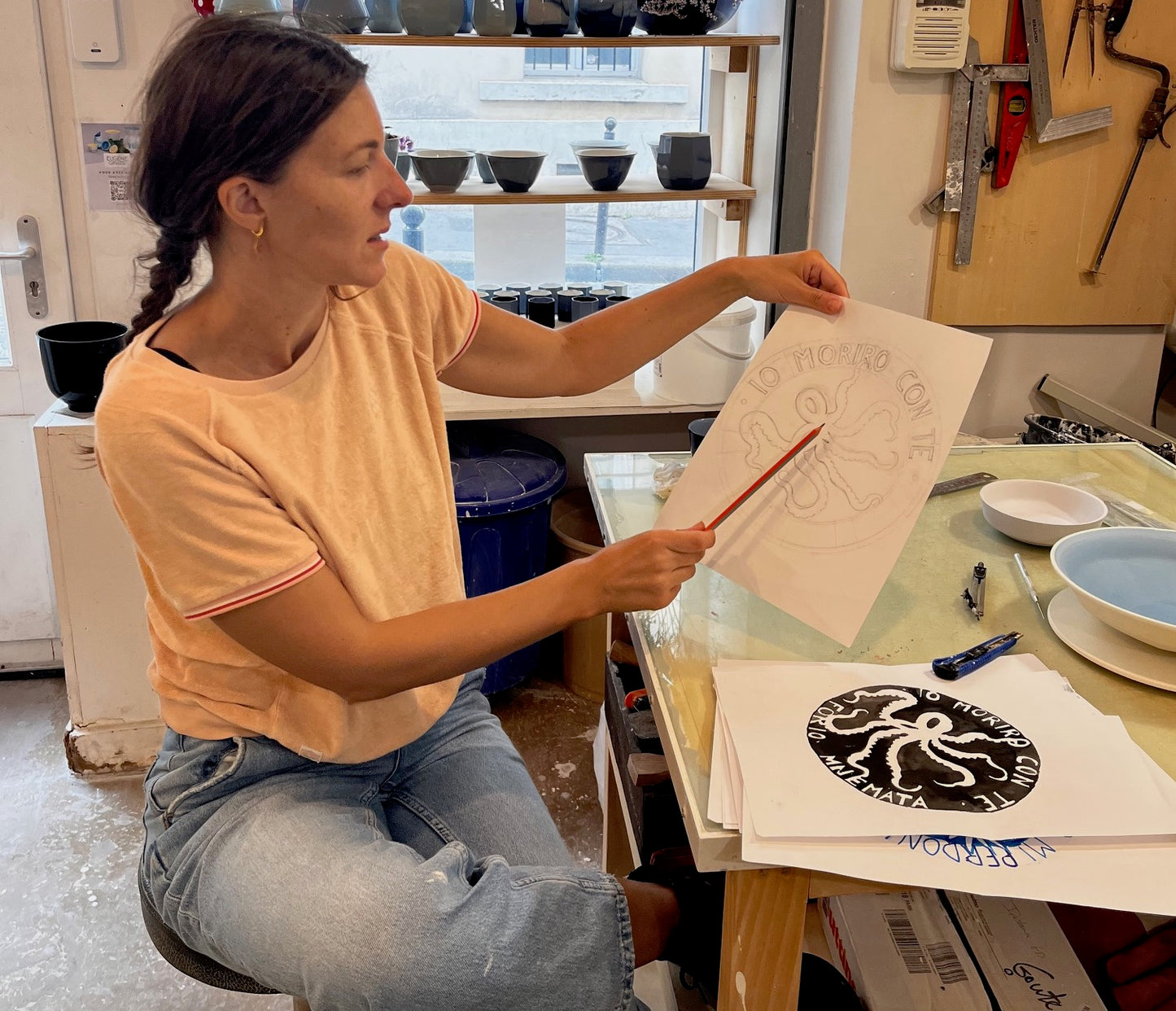 Atelier sgraffito - décorez votre coupelle en porcelaine (1h45)